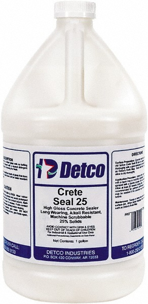 Detco Crete Seal 25, 1 Gal, Concrete Sealer, 25% Solids - 0320-4X1