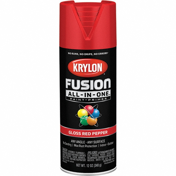 Krylon Acrylic Enamel Spray Paint: Dover White, Gloss, 12 oz - K02706007
