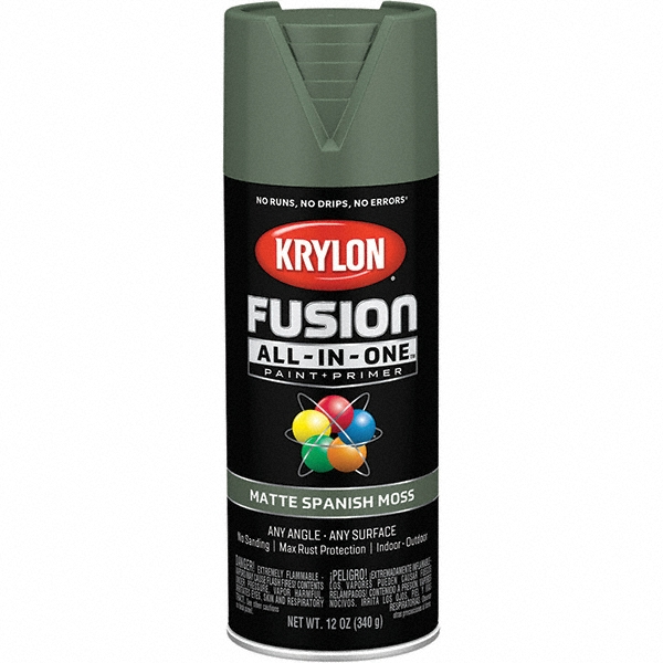 Krylon Acrylic Enamel Spray Paint: Sea Green, Matte, 12 oz - K02762007