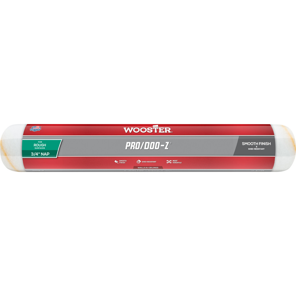 Wooster Brush Paint Roller Cover: 3/4" Nap, 18" Wide - RR644-18