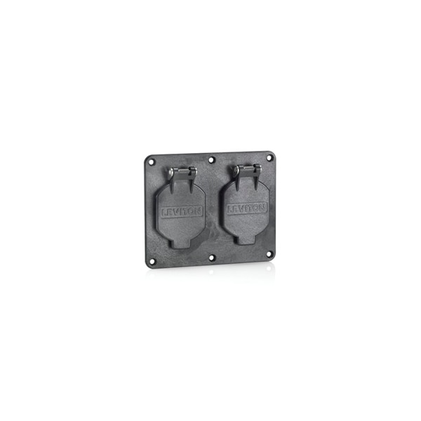 Leviton Power Distribution Units Pdus 2 Gang 1-56 And 1.56 Wp Cvr Blk - 3263W-E