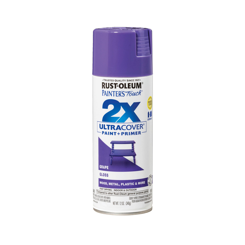 Krylon Acrylic Enamel Spray Paint: Icy Grape, Gloss, 12 oz - K02709007