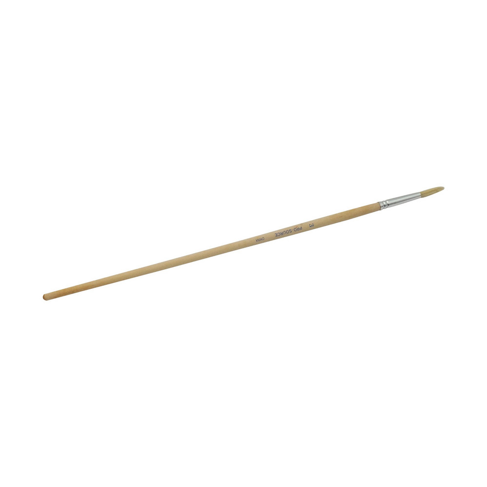 PRO-SOURCE Artist Brush: #3 Industry Size, 3/16" Wide, Boar & Pig - AUB03-10