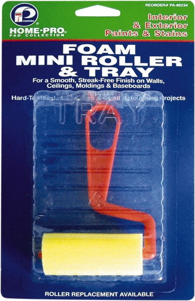 Premier Paint Roller 10" Long, 3/8" Nap, Mini Roller Cover Combo - 25072