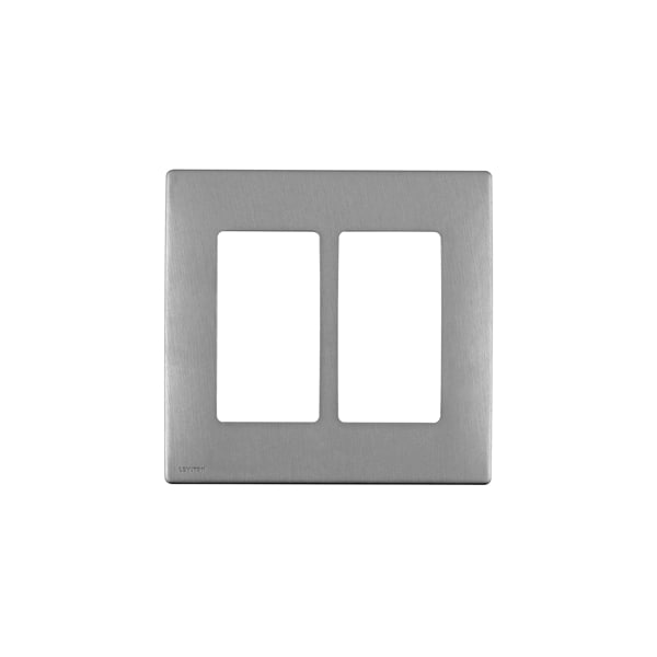 Leviton Number of Gangs: 1 Engineering Grade Polymer, Stainless Steel - REWM2-STS