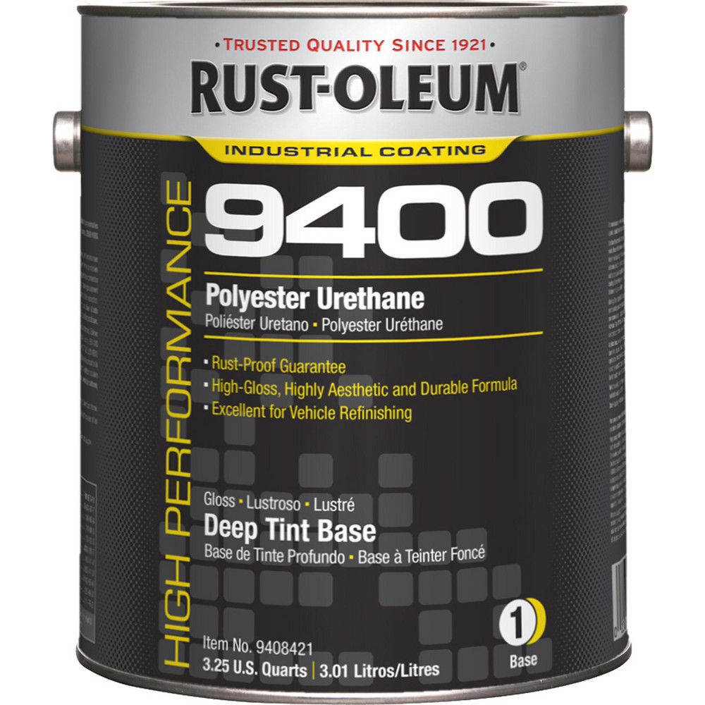 Rust-Oleum Industrial Enamel Paint: 1 gal, High-Gloss Finish, Deep Base - 9408421