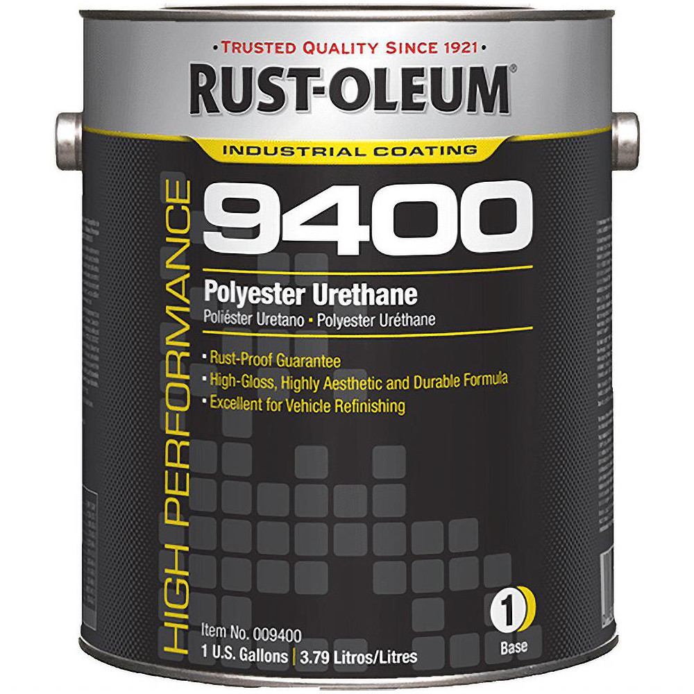 Rust-Oleum Industrial Enamel Paint: 1 gal, High-Gloss Finish, Gray - 9483402