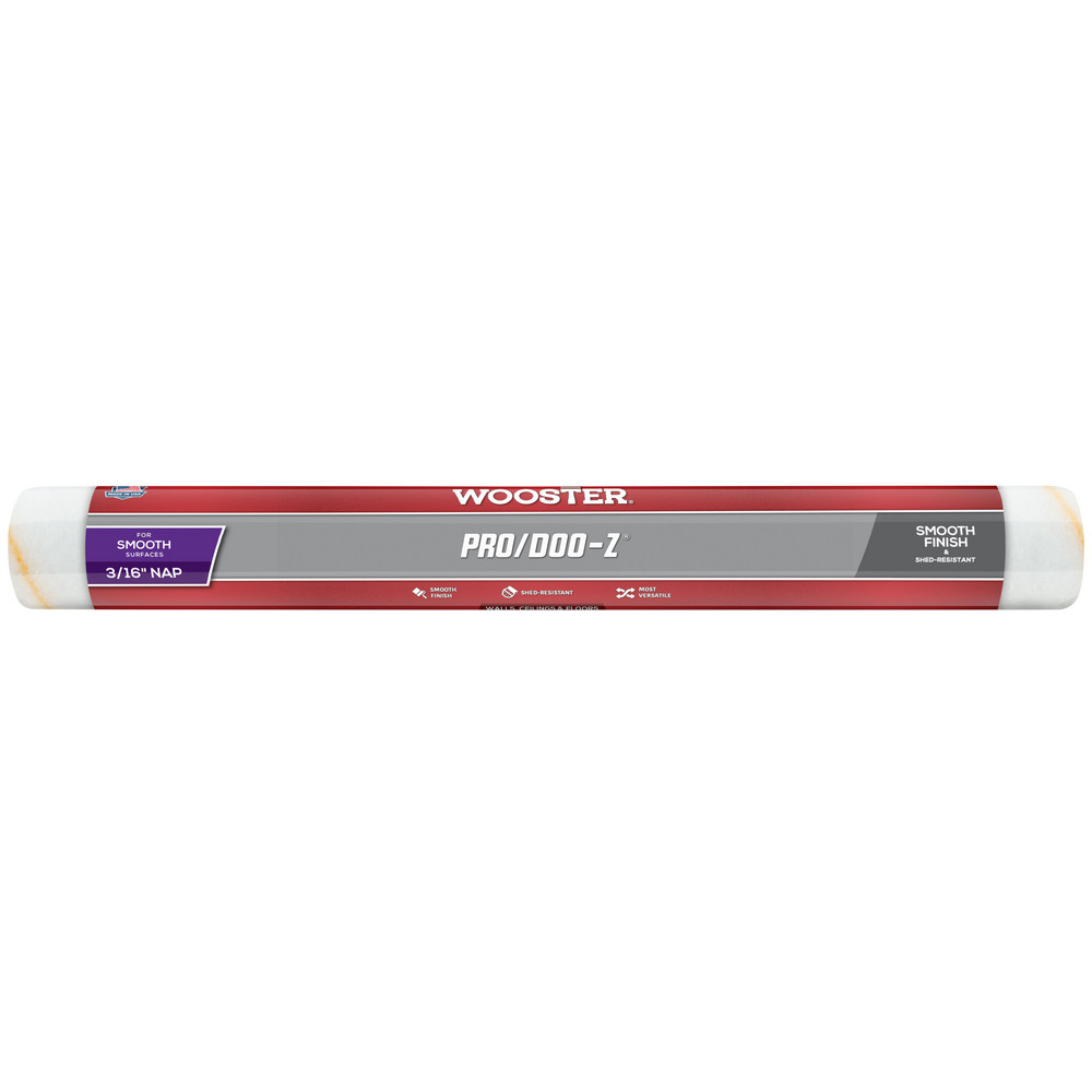 Wooster Brush General Purpose Paint Roller Cover: 3/16" Nap, 18" Wide - RR641-18