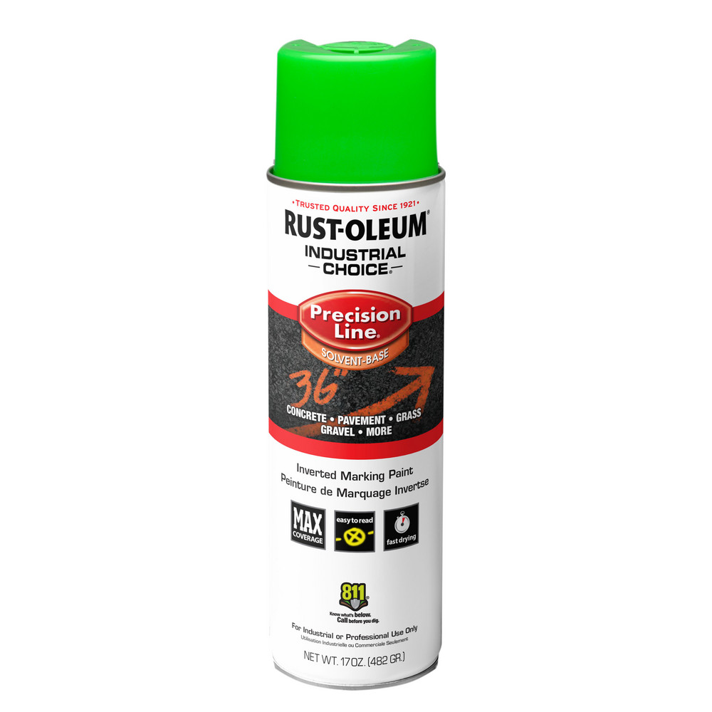 Made in USA Striping Spray Paint: Safety Green, Gloss - BD1213-1
