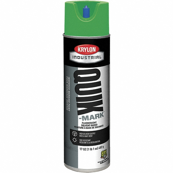 Made in USA Striping Spray Paint: Safety Green, Gloss - BD1213-1
