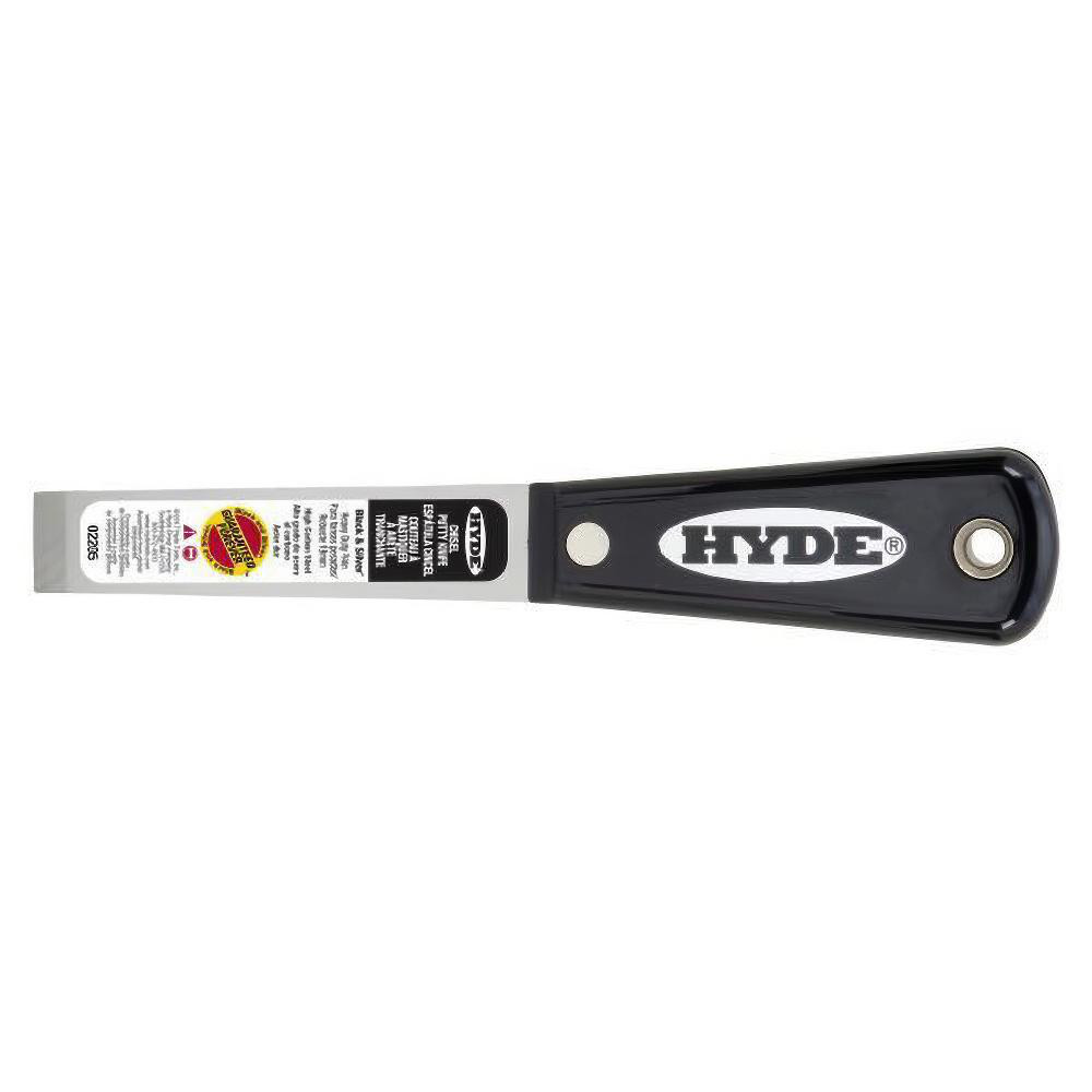 Hyde Tools Putty Knife: Stainless Steel, 1-5/16" Wide - 01240