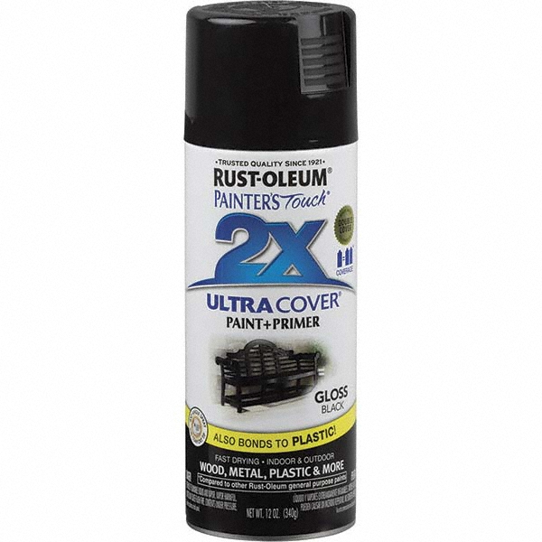 Rust-Oleum Enamel Spray Paint: Bright Green, Gloss, 15 oz - V2134838
