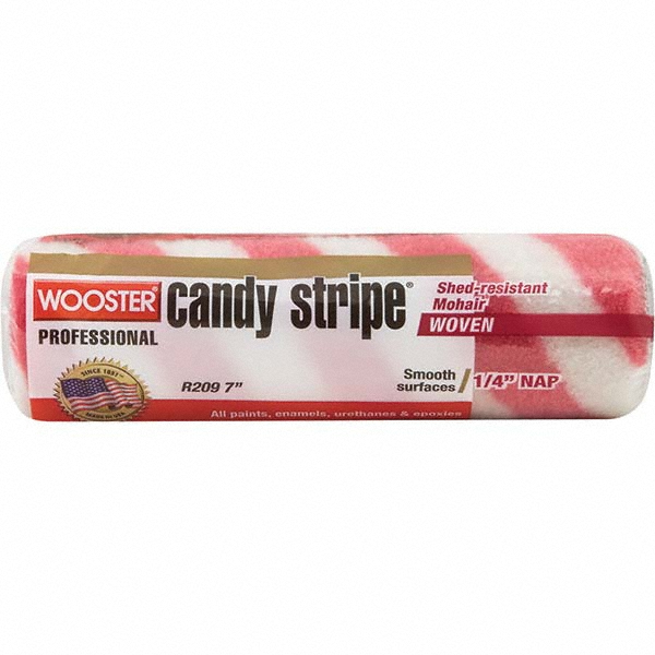 Wooster Brush Paint Roller Cover: 1/4" Nap, 7" Wide - R763-7