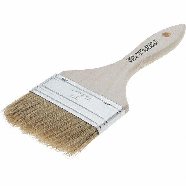 Premier Paint Roller Paint Brush: 3" Wide, Hog, Natural Bristle - 1512500-30
