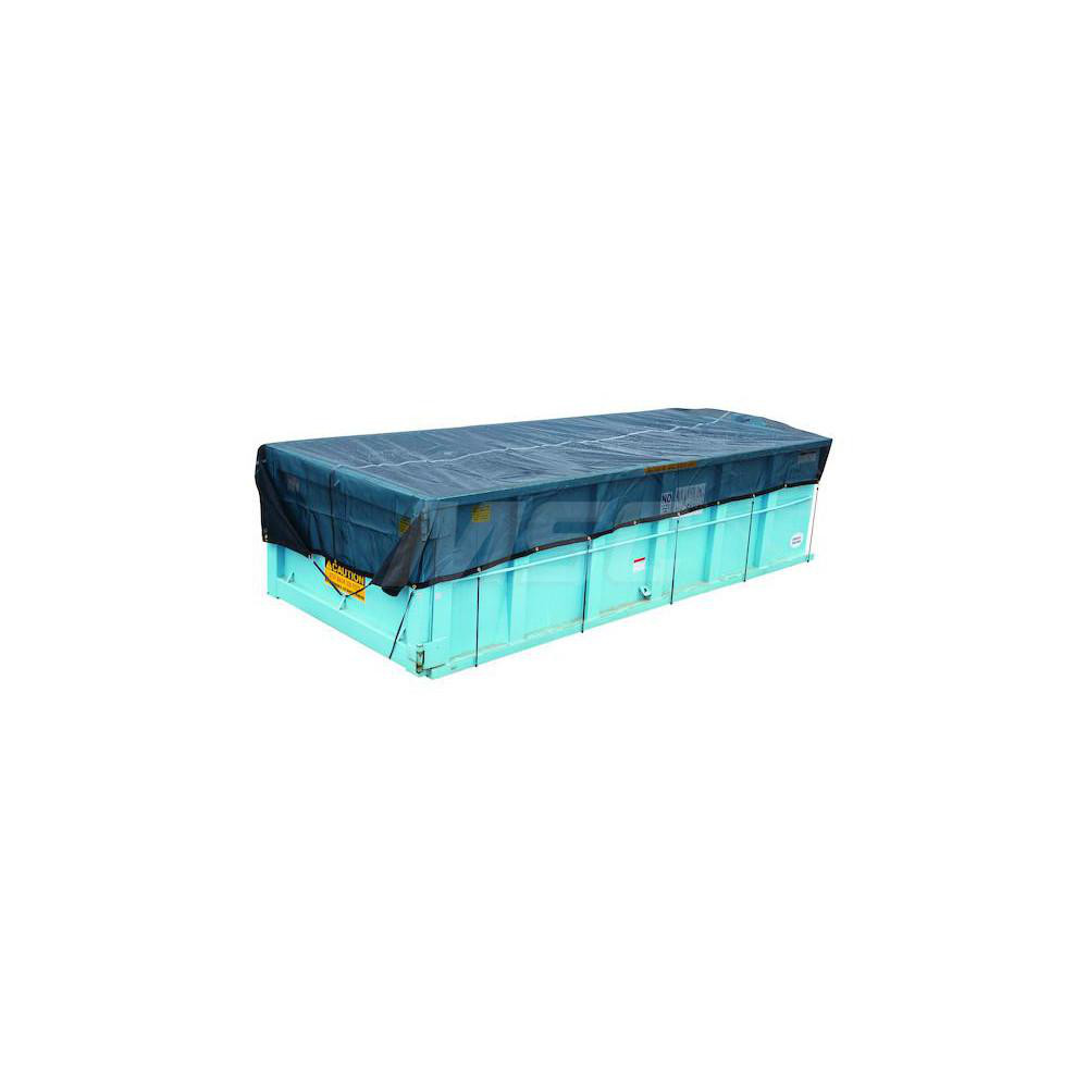Buyers Products Tarp/Dust Cover: Black, Polyester & Vinyl, 20' Long x 7' Wide, 9 to 10 mil - 3009457
