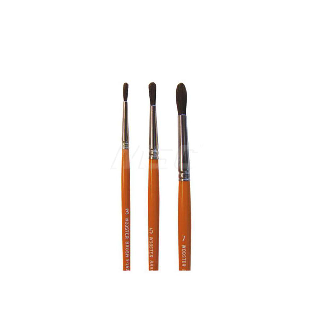 Wooster Brush Artist Brush: #5 Industry Size, 3/16" Wide, Camel Hair - F1624-#5