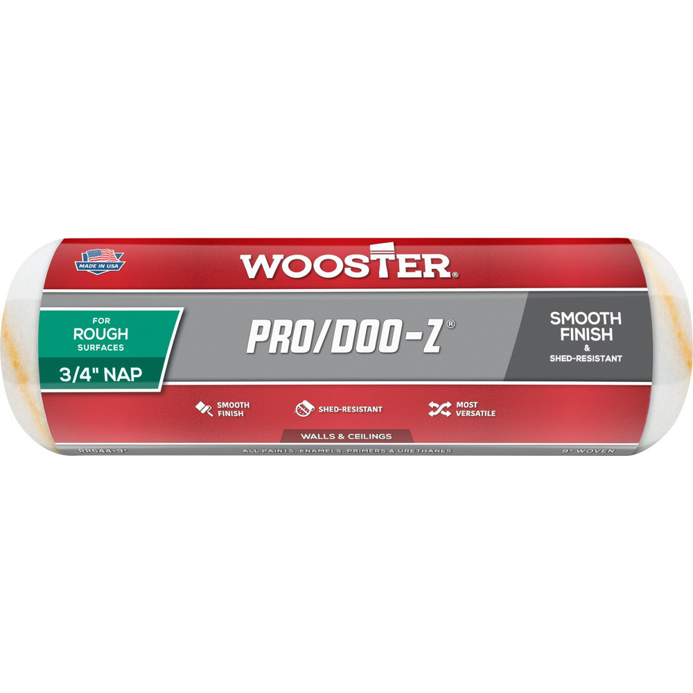 Wooster Brush Paint Roller Cover: 3/4" Nap, 12" Wide - RR644-12