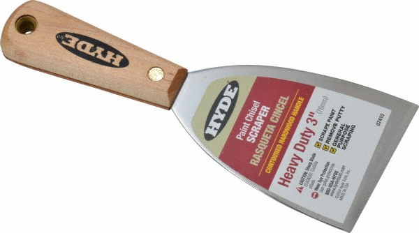 EGA Master Scraper: Aluminum Bronze, Non-Sparking Handle, 2-15/16" Blade Width - 73786