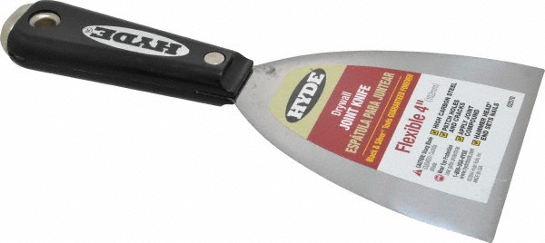 Hyde Tools Taping Knife: Carbon Steel, 4-1/2" Wide - 04701