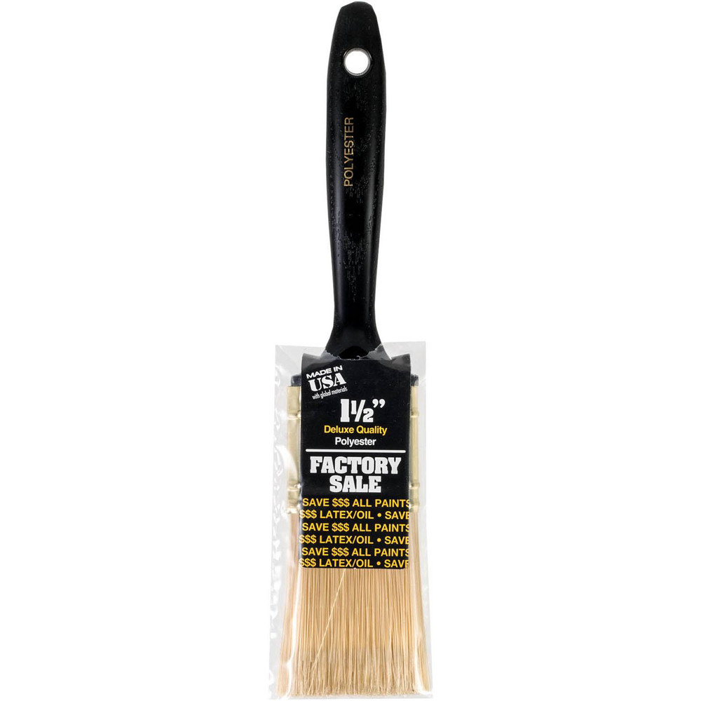 Wooster Brush Paint Brush: 1" Wide, Polyester & Synthetic, Synthetic Bristle - 5222-1