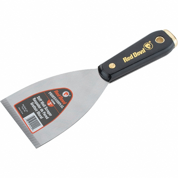 Hyde Tools Putty Knife: Carbon Steel, 3/4" Wide - 02205
