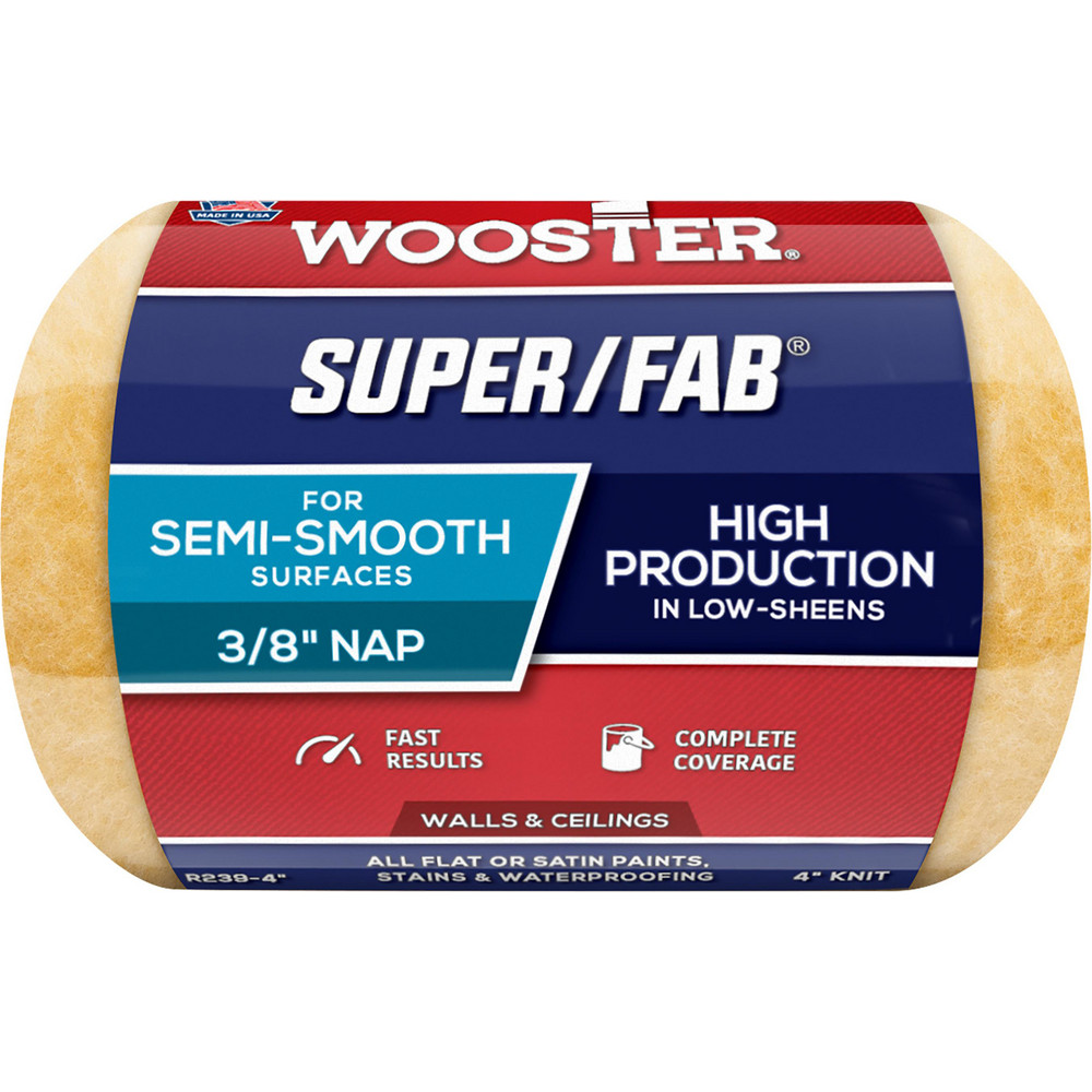 Wooster Brush Paint Roller Cover: 1/2" Nap, 7" Wide - R240-7