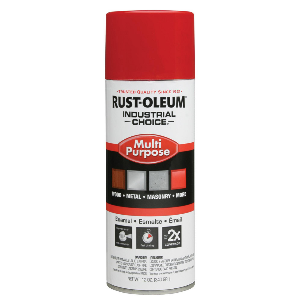 Krylon Spray Paint: Red, Gloss, 12 oz Net Fill, Acrylic Enamel - K05503007