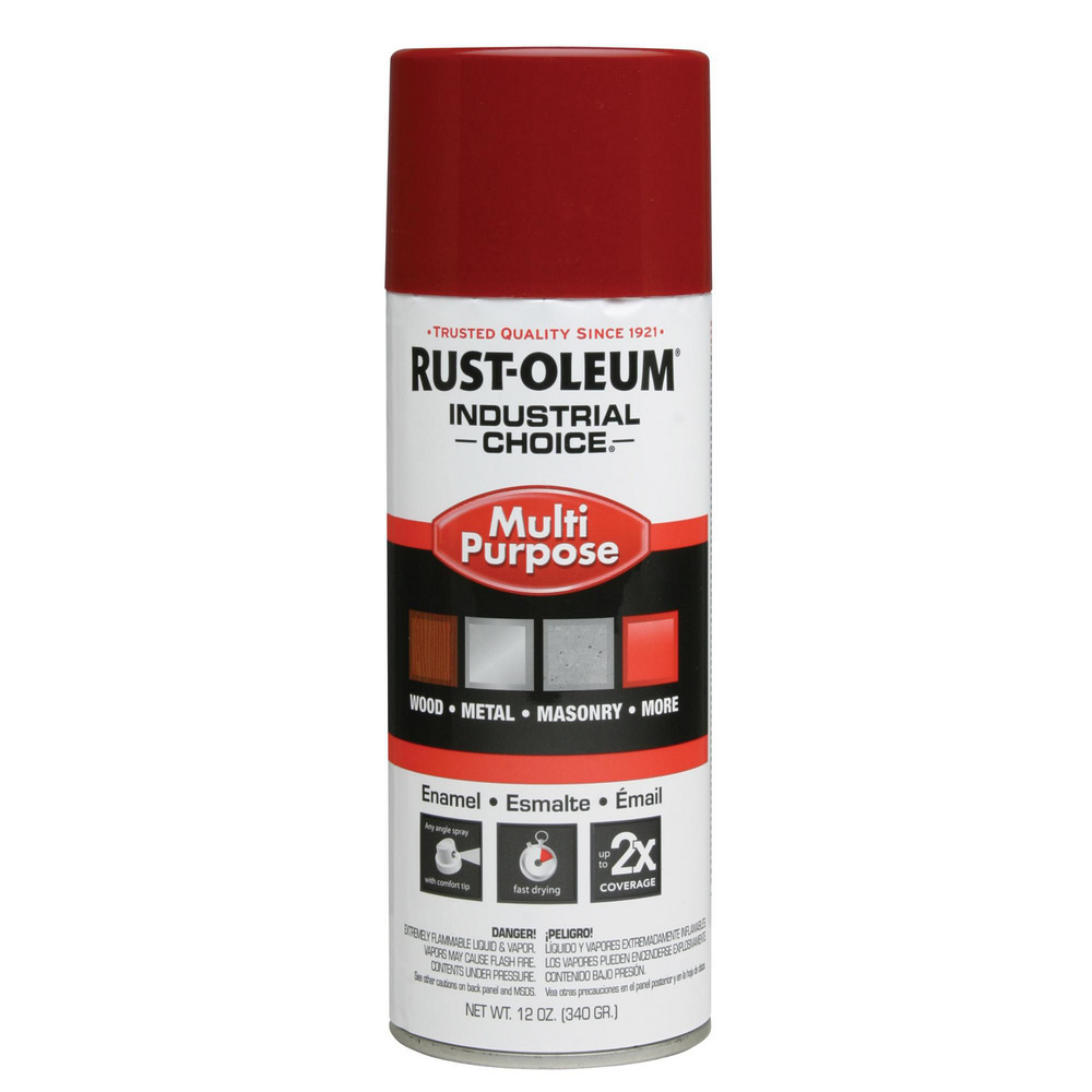 Krylon Spray Paint: Red, Gloss, 12 oz Net Fill, Acrylic Enamel - K05503007