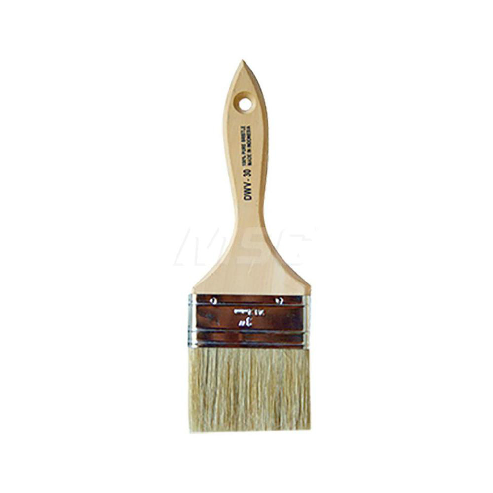 Premier Paint Roller Paint Brush: 1-1/2" Wide, White China, Synthetic Bristle - DWV15