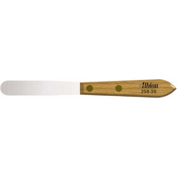 Albion Engineering Spatula: Stainless Steel, 3/4" Wide - 258-4S