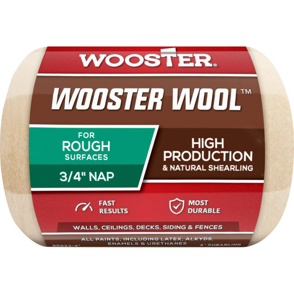 Wooster Brush Paint Roller Cover: 3/4" Nap, 18" Wide - RR633-18