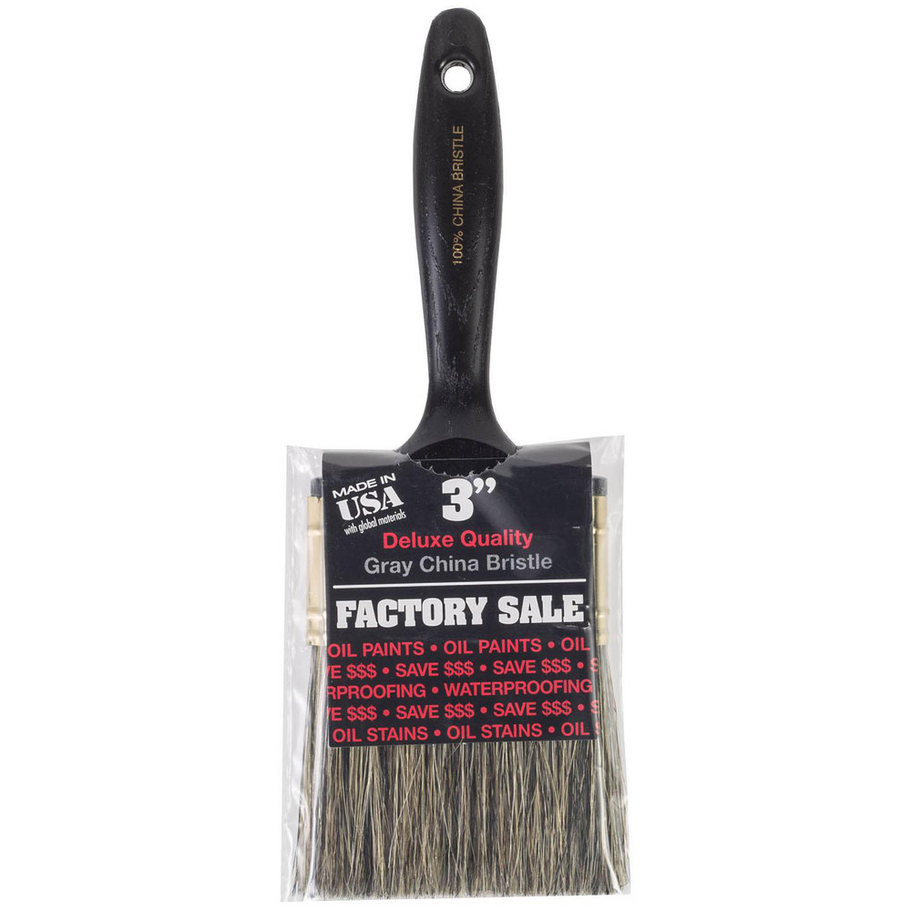 Wooster Brush Paint Brush: 3" Wide, Polyester & Synthetic, Synthetic Bristle - 5222-3