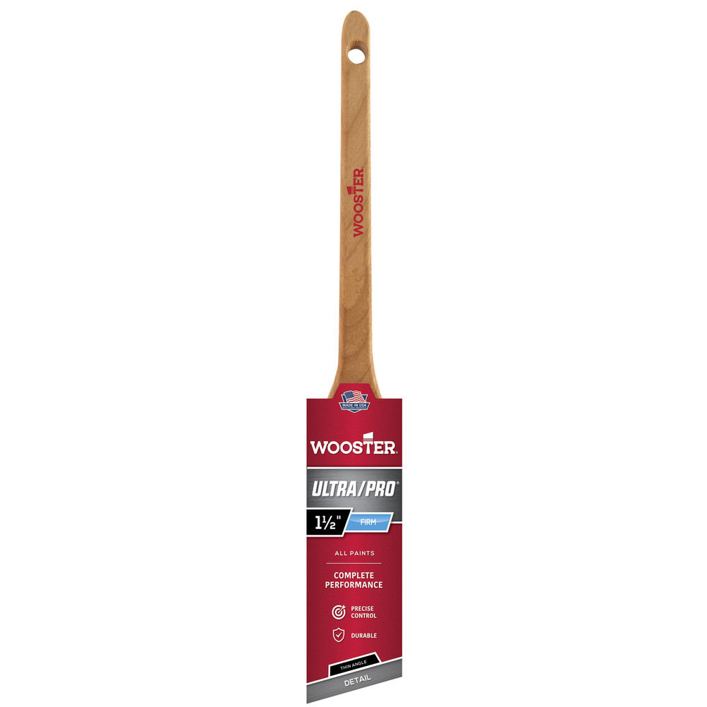 Wooster Brush Paint Brush: 1 1/2" Wide, Polyester - 5234-1 1/2
