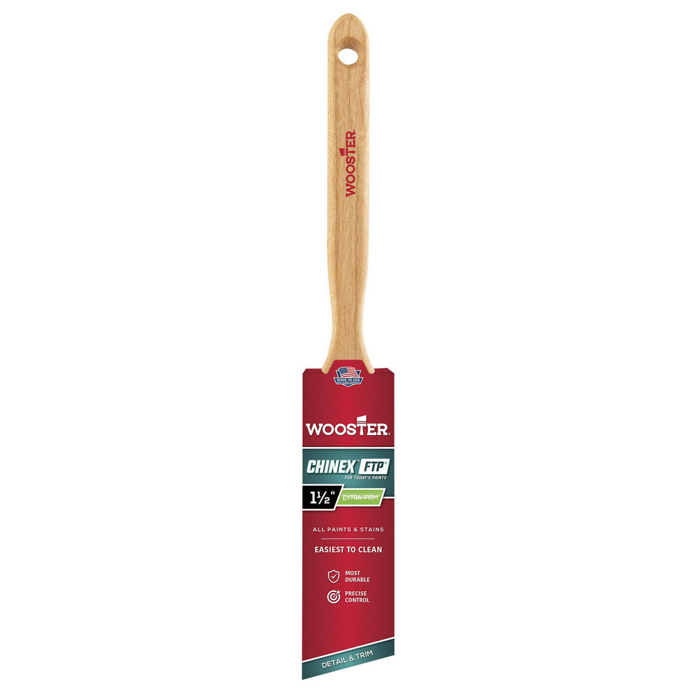 Wooster Brush Paint Brush: 1 1/2" Wide, Polyester - 5234-1 1/2