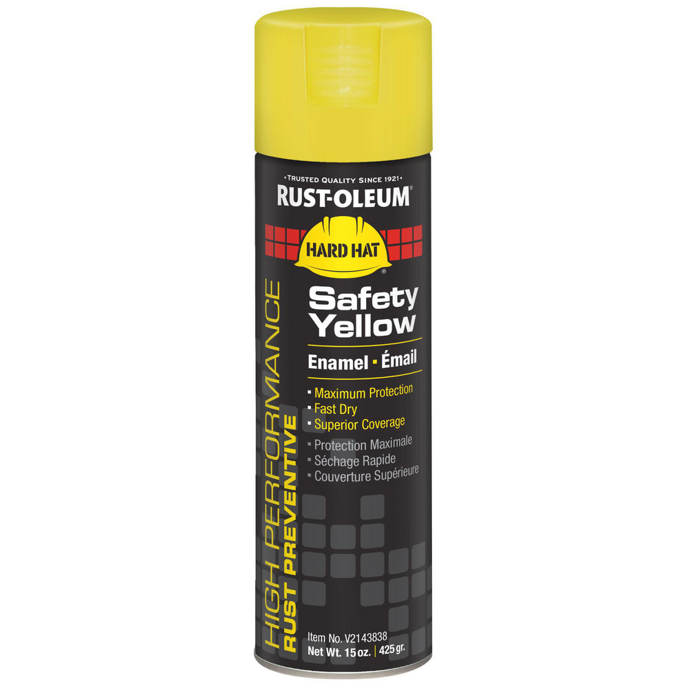 Rust-Oleum Acrylic Enamel Paint: 1 gal, Gloss Finish, Safety Red - 210493