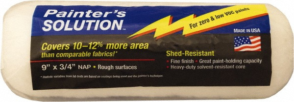 Wooster Brush Paint Roller Cover: 3/4" Nap, 9" Wide - R578-9