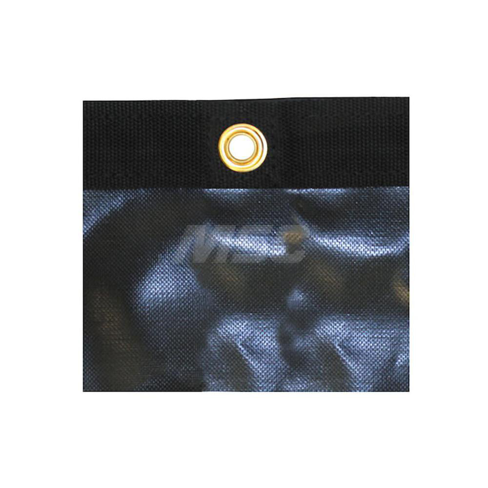 Buyers Products Tarp/Dust Cover: Black, Rectangle, Vinyl, 15' Long x 7' Wide, 9 to 10 mil - 3011352