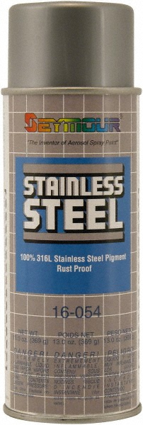Krylon Spray Paint: Gray, Metallic, 12 oz Net Fill, Rustproof Enamel - K09232008