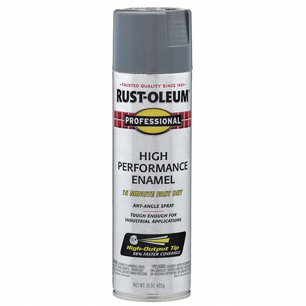 Krylon Spray Paint: Gray, Metallic, 12 oz Net Fill, Rustproof Enamel - K09232008