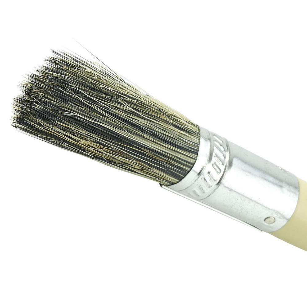 Weiler Paint Brush:  11/16" Wide, China Bristle,  Synthetic Bristle - 40119