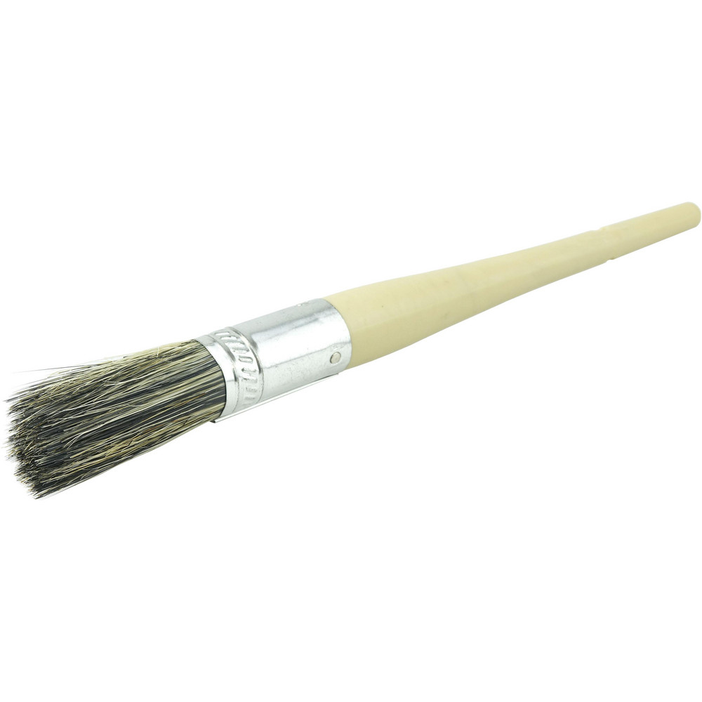 Weiler Paint Brush:  11/16" Wide, China Bristle,  Synthetic Bristle - 40119