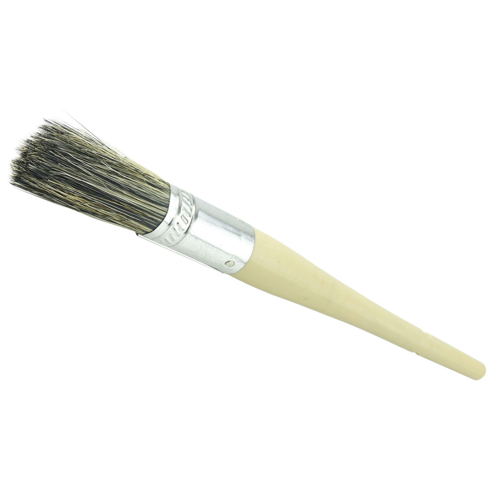 Weiler Paint Brush:  11/16" Wide, China Bristle,  Synthetic Bristle - 40119