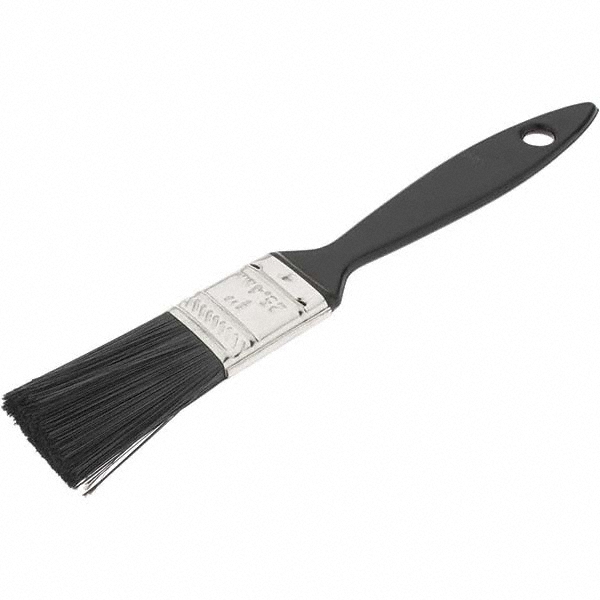 Weiler Paint Brush:  11/16" Wide, China Bristle,  Synthetic Bristle - 40119