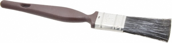 Weiler Paint Brush:  11/16" Wide, China Bristle,  Synthetic Bristle - 40119