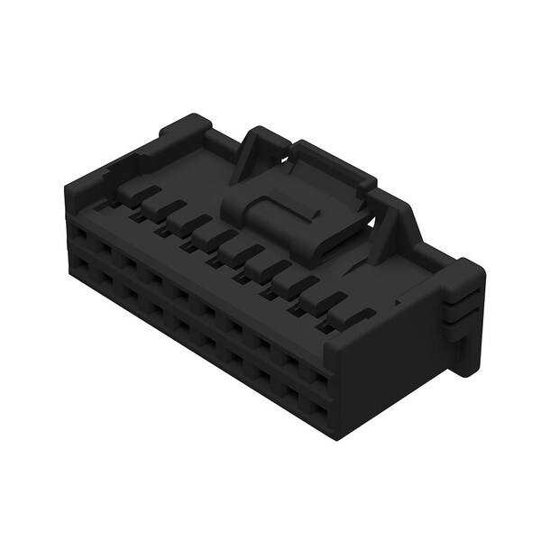 Molex 2.0 W/B Dual Grid Rcpt Hsg 24CktBlk - 501646-2401