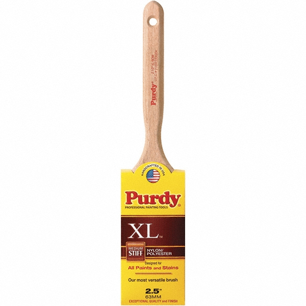 Purdy Paint Brush: 2-1/2" Wide, Synthetic, Synthetic Bristle - 144064325