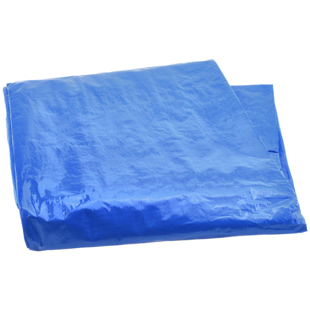 Xpose Safety Tarp/Dust Cover: Blue, Rectangle, Polyethylene, 20' Long x 20' Wide, 5 mil - BT-2020-A
