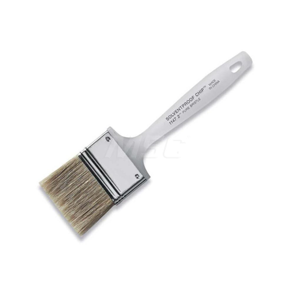 Wooster Brush Paint Brush: 4" Wide, Hog, Natural Bristle - 1147-4
