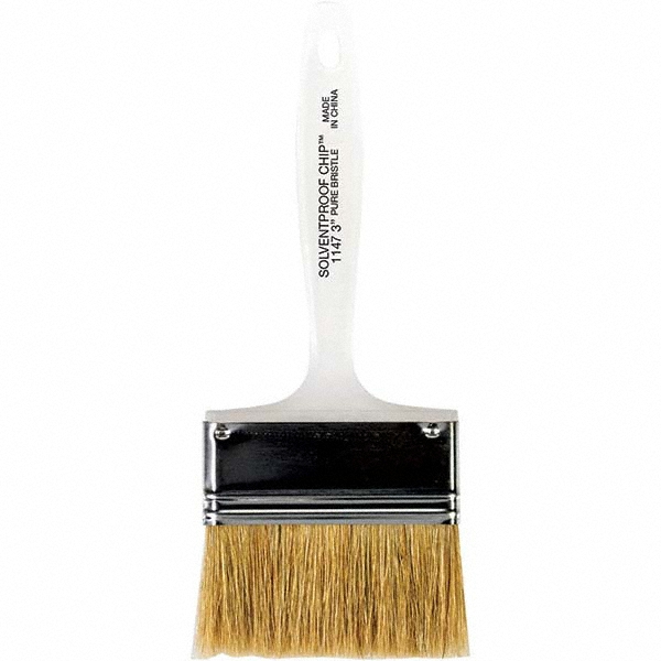 Wooster Brush Paint Brush: 4" Wide, Hog, Natural Bristle - 1147-4