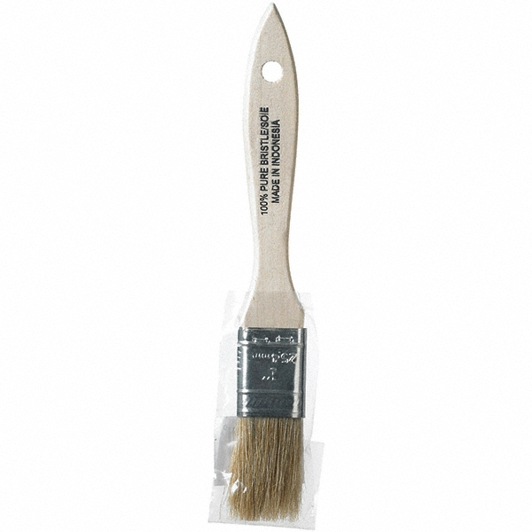 Krylon Paint Brush: 1" Wide, White China, Natural Bristle - 99060310